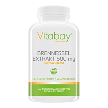 Brennessel - 500 mg - 120 Vegi Kapseln -