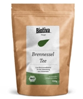 Brennesselblätter-Tee (Bio, 100g) I lose Blätter I 100% Bio-Premiumqualität I 30 Jahre Kräutererfahrung I unterstützt bei rheumatischen Beschwerden -